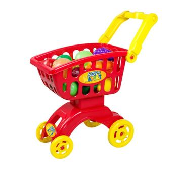 Carrinho de Super Market Vermelho 8703