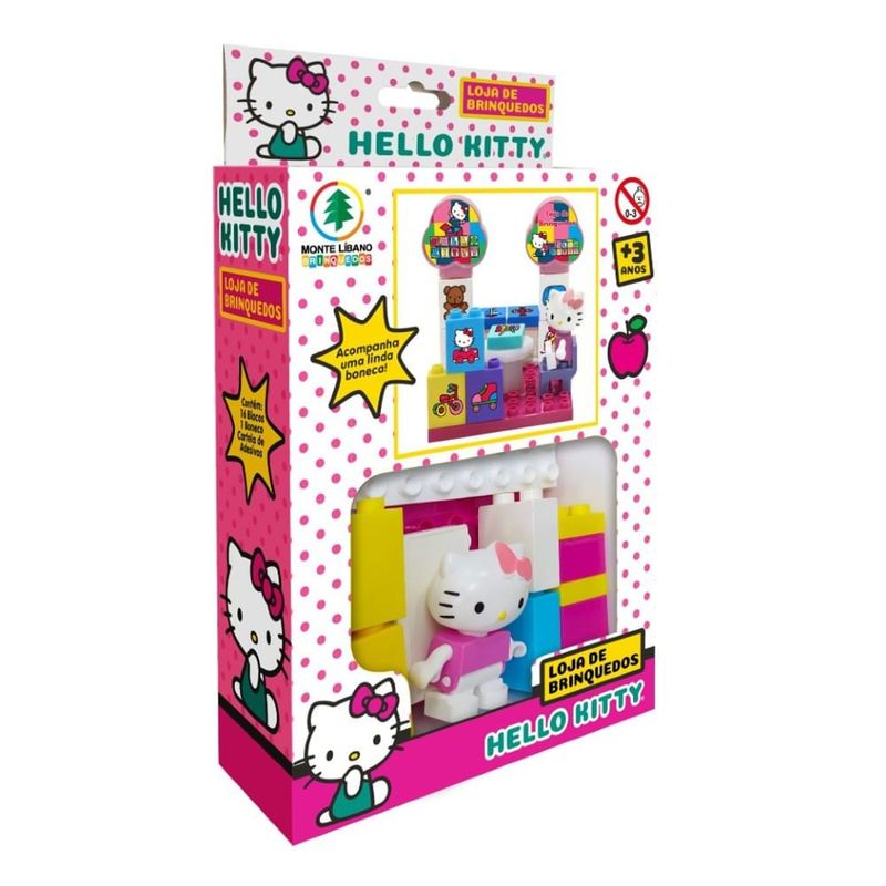 BLOCOS DE MONTAR HELLO KITTY