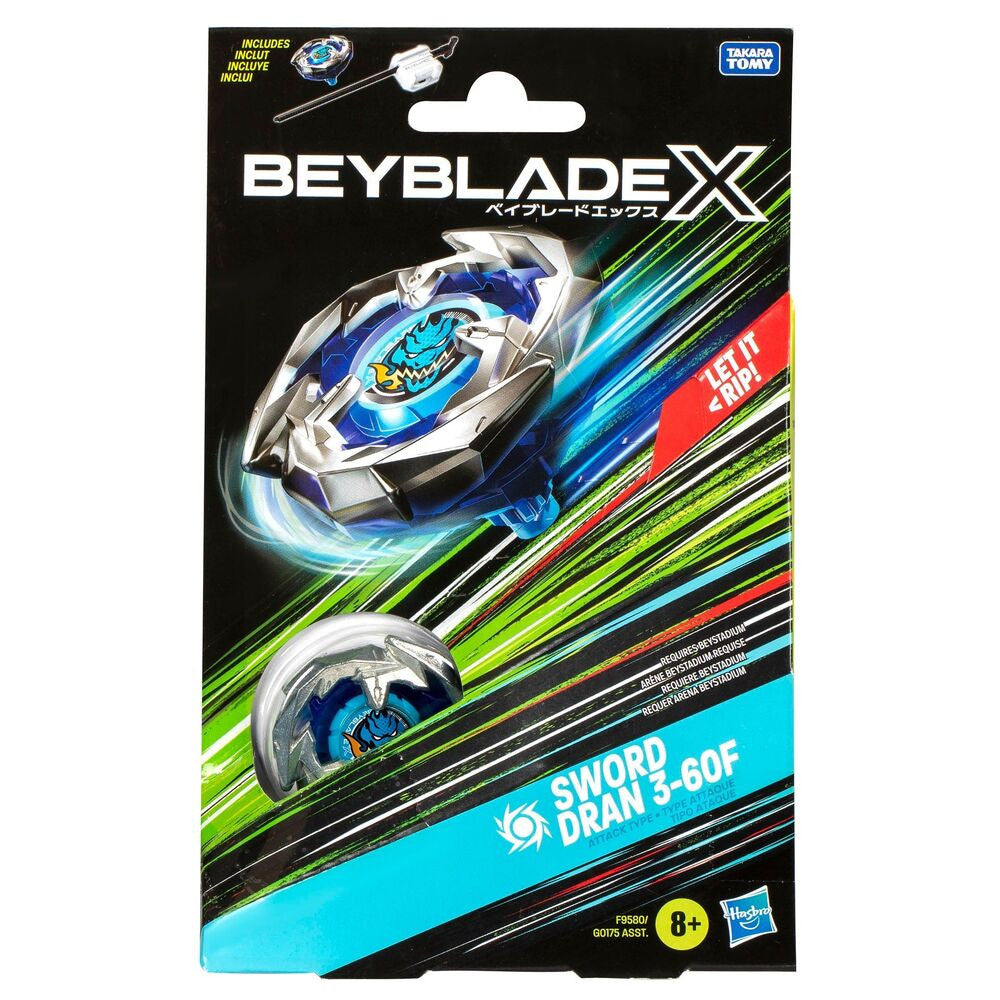 BEYBLADE X SWORD DRAN 3-60F F9580 HASBRO