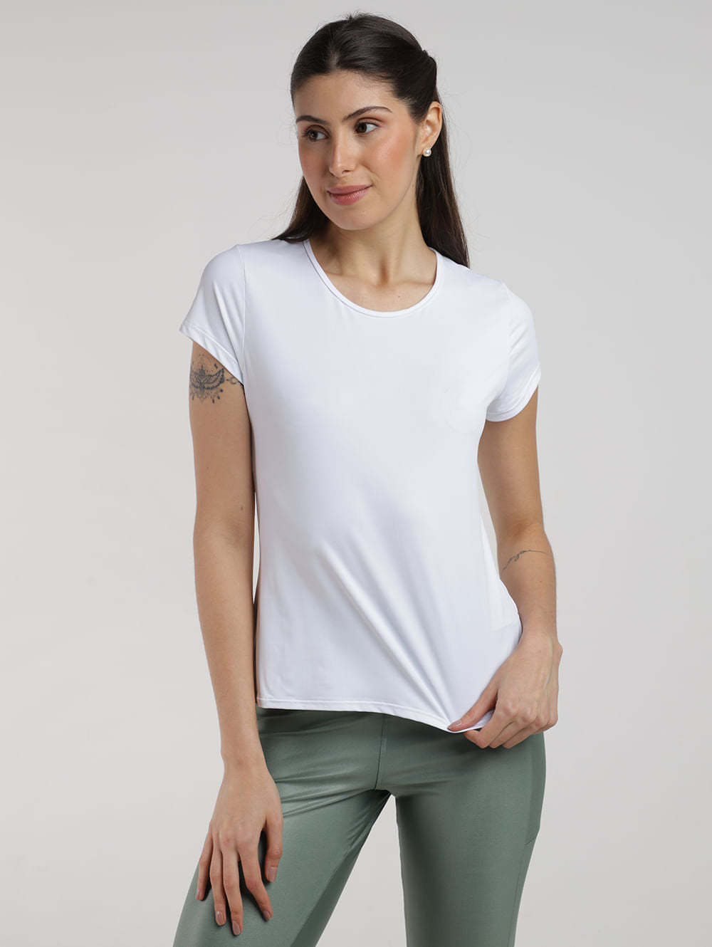BLUSA MALHA DRY POLIAMIDA TAM 12 FEMININO