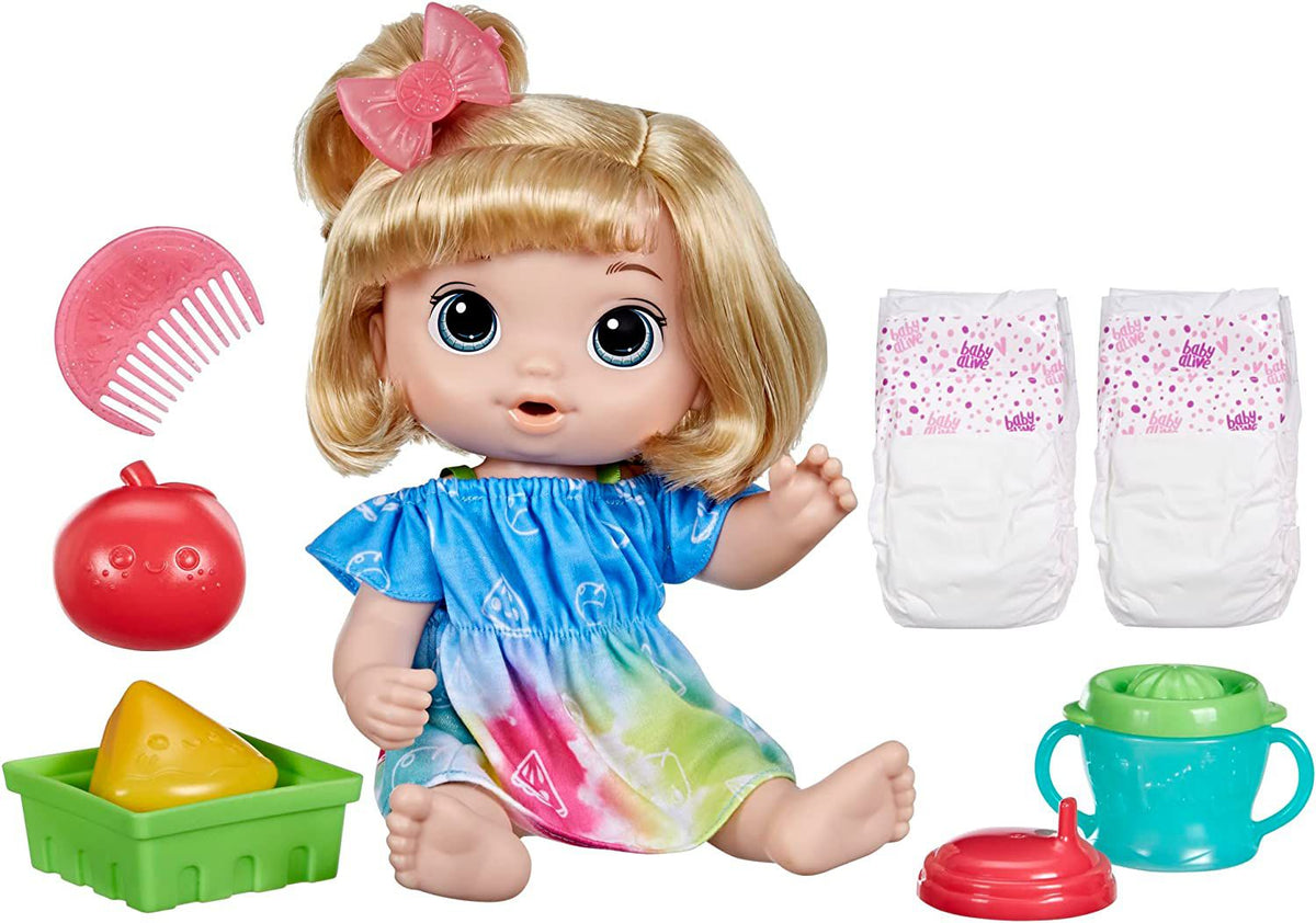 BABY ALIVE HORA DO SUCO LOIRA F7356 HASBRO FOTO 2