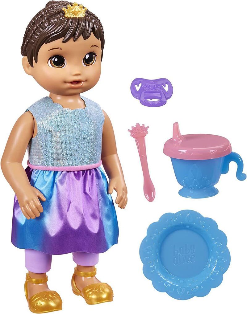 BABY ALIVE PRINCESA ELLIE GROWS UP MORENA F5237 HASBRO FOTO 2