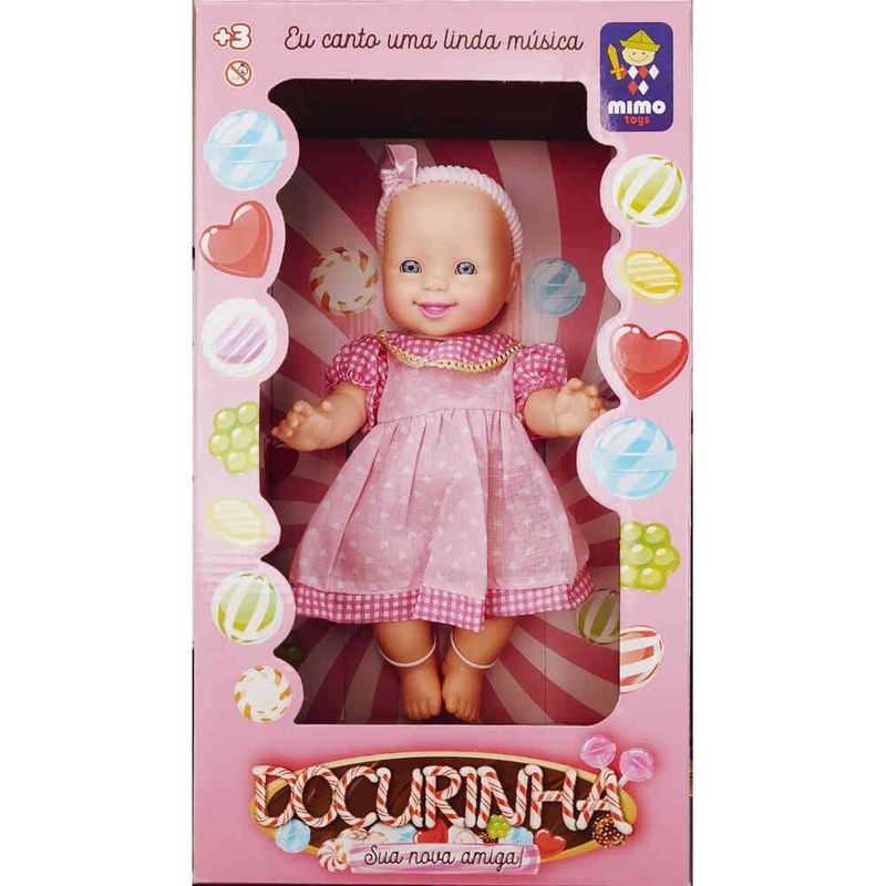 BONECA DOCURINHA FALA 50 FRASES