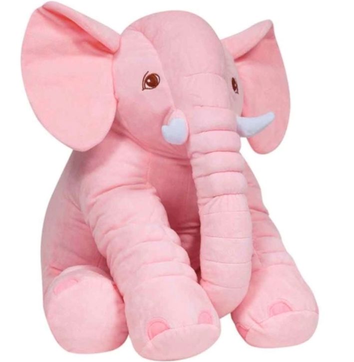 ALMOFADA ELEFANTE GIGANTE ORELHA ROSA BUBA 7562