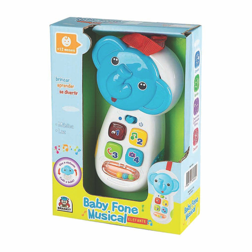 BABY FONE ELEFANTE 6002 BRASKIT FOTO 2