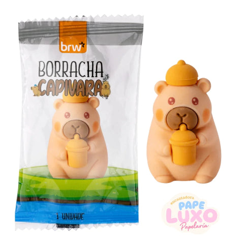 BORRACHA DECORADA BORRACHA CAPIVARA 3MODELOS