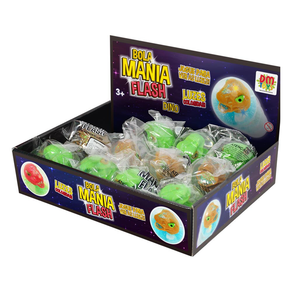 BOLA MANIA FLASH DINO COM LUZ