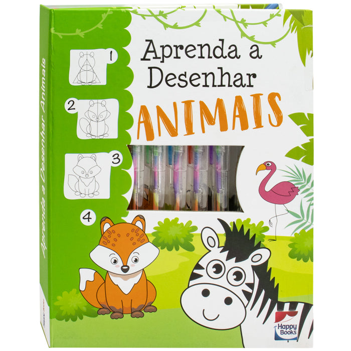 APRENDA A DESENHAR ANIMAIS HAPPY BOOKS