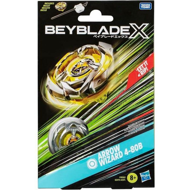 BEYBLADE X PIAO E LANCADOR ARROW WIZARD 4-80B F9582 HASBRO