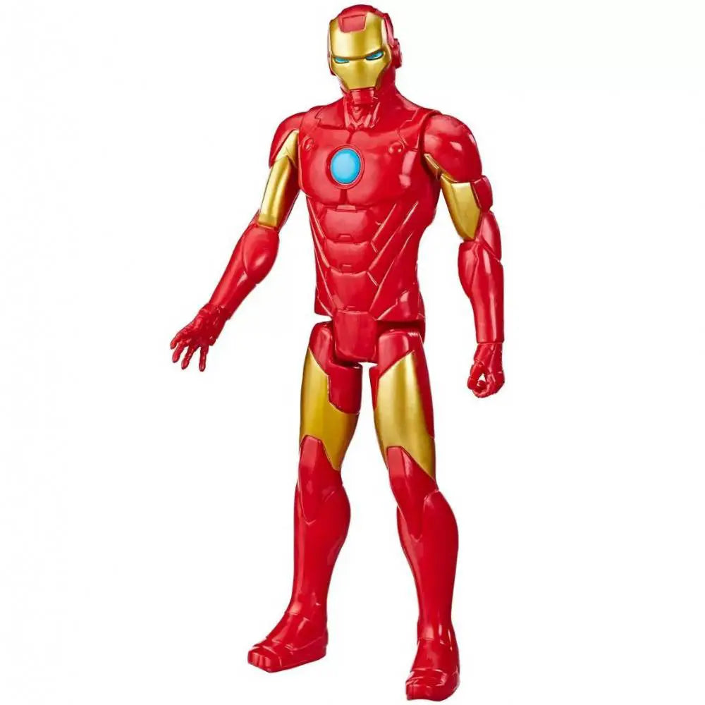 AVENGERS FIGURA TITAN HOMEM DE FERRO E7873 BLAST GEAR HASBRO