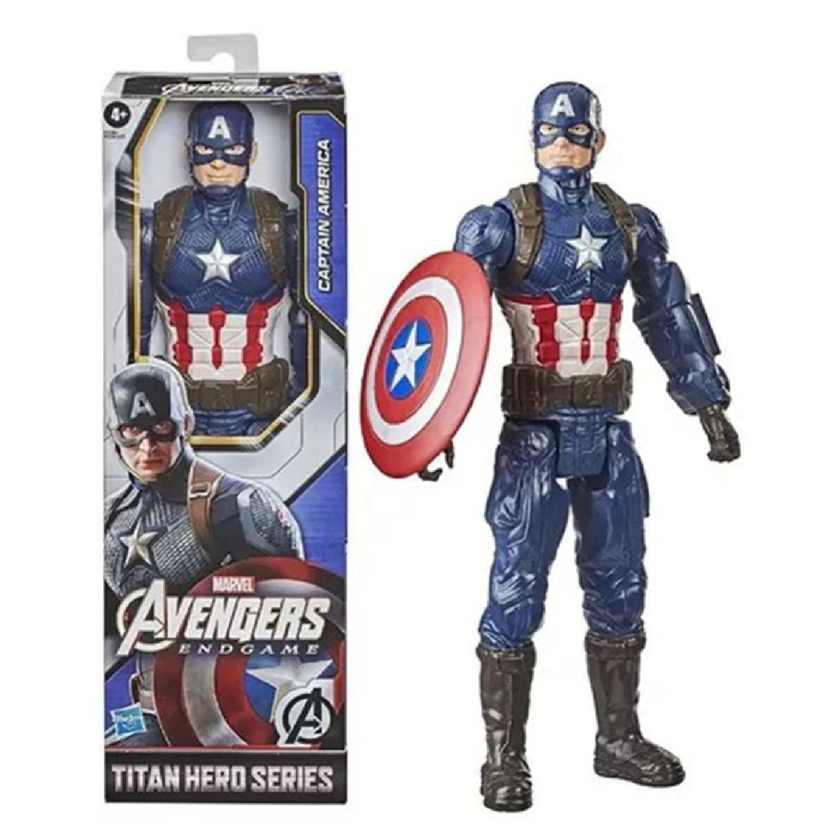 AVENGERS FIGURA 12 TITAN HERO CAPITAO AMERICA F1342 HASBRO