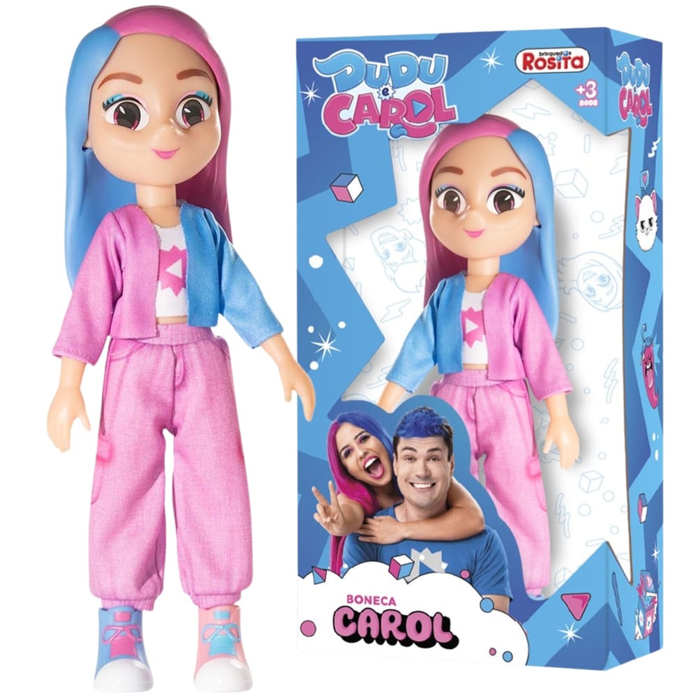 BONECA CAROL 1116 YOUTUBER ROSITA