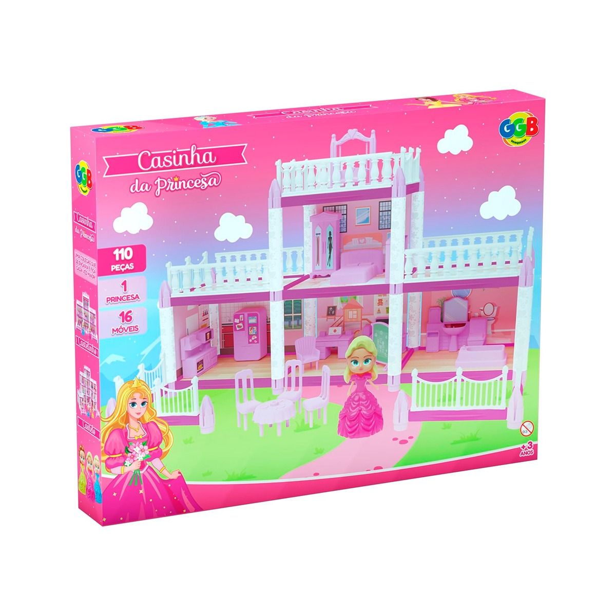 CASINHA DA PRINCESA 110PCS