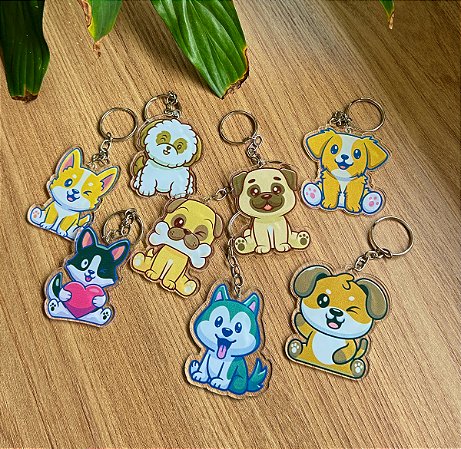 CHAVEIRO DE BEBE ANIMAIS DE ESTIMACAO