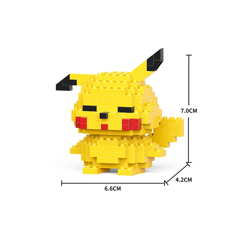 BLOCOS DE MONTAR BRICKS PIKACHU