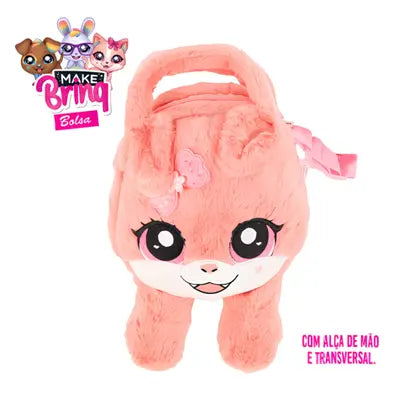 Bolsa de Pelúcia Infantil Pets Make Brinq