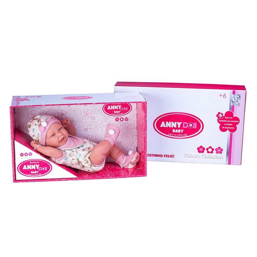 BONECA ANNY DOLL BABY MACACAO BABADOR 2442 COTIPLAS
