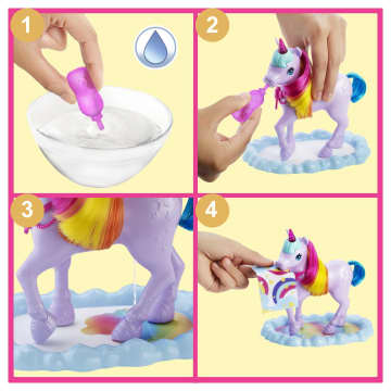 BARBIE E UNICORNIO 15 PECAS DREAMTOPIA GTG01 MATTEL FOTO 2