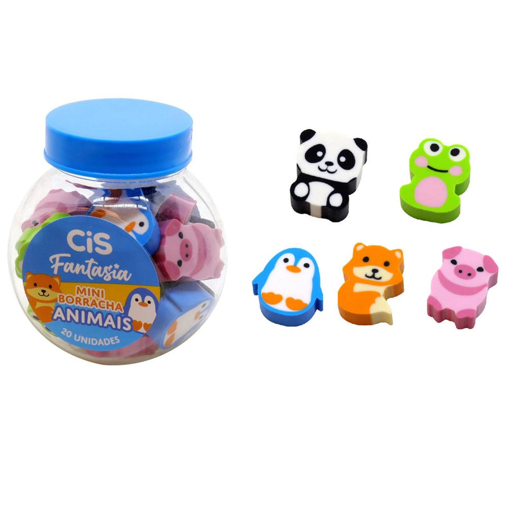 BORRACHA DECORADA MINI ANIMAIS