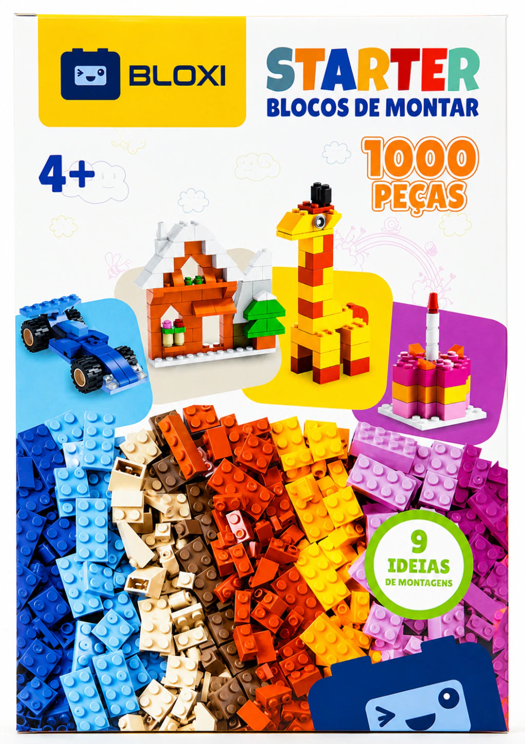 BLOCOS DE MONTAR 1000PCS 3 EM 1